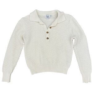 Princess Polly Cream V-Neck Sweater